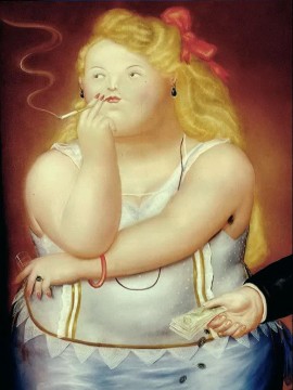 Fernando Botero Painting - Rosita Fernando Botero